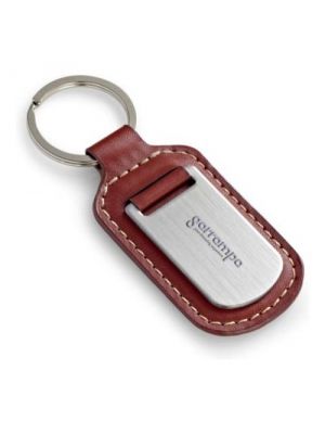 Porta chaves com placa kloden leatherette com logótipo imagem 1