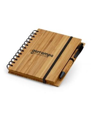 Cadernos com argolas dickens 135x81 bambu ecológico com logótipo imagem 1