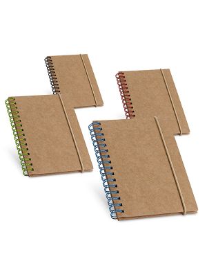 Cadernos com argolas marlowe papelão ecológico com publicidade imagem 3