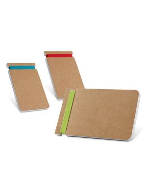 Cadernos com banda elástica wilde papelão ecológico com logótipo imagem 2