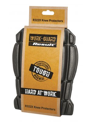 Complementos de indústria result knee protectors com publicidade imagem 1