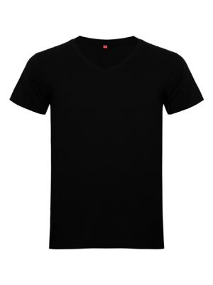 T shirts manga curta roly vegas 100% algodão com logótipo imagem 1