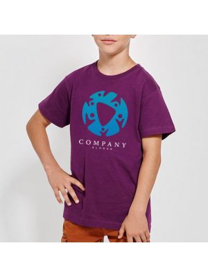 T shirts manga curta roly dogo premium kids 100% algodão com publicidade imagem 1
