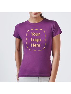 T shirts manga curta roly jamaica woman 100% algodão para personalizar imagem 2