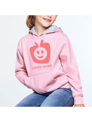 Sweatshirts capuz roly urban kids algodão com publicidade imagem 1