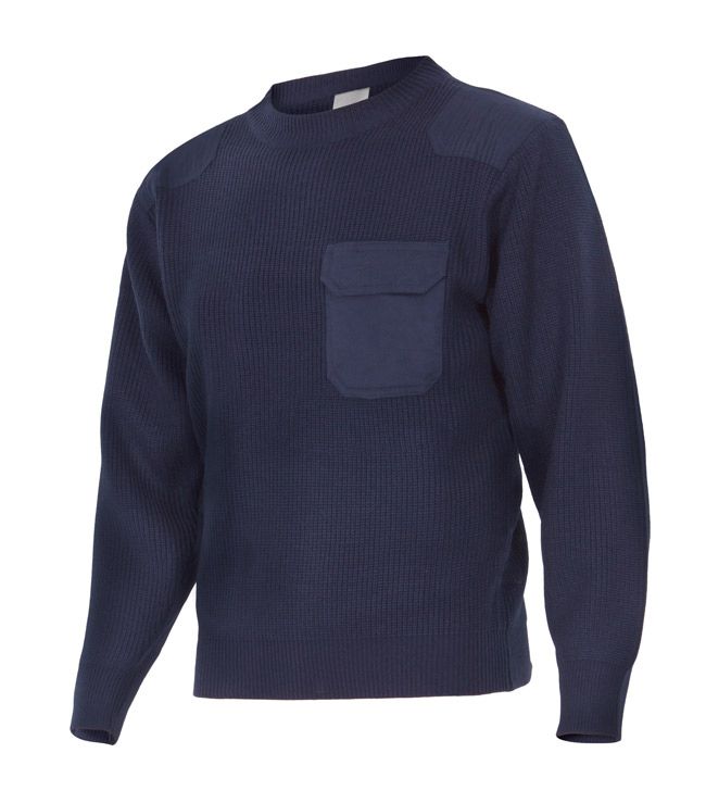 Roupas térmicas para trabalhar velilla camisola de malha acrílico imagem 1
