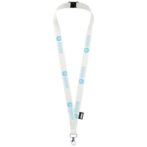 Lanyard em RPET com fecho de segurança Tom