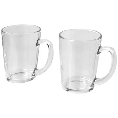 Set de 2 vasos de vidrio para té