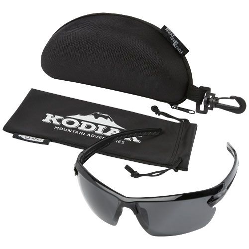 Óculos de sol desportivos polarizados em caixa de RPET 