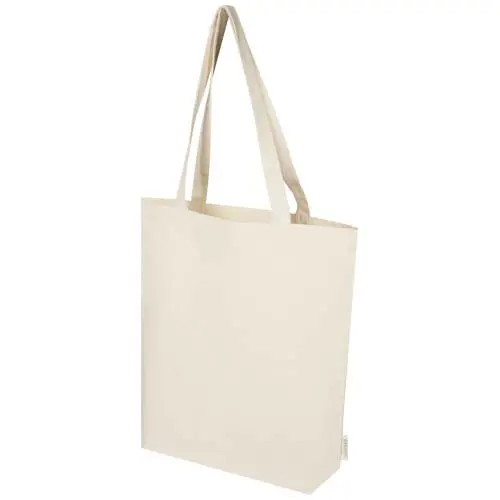 Bolsa Tote de 11 l con fondo ancho ecológico de 180 g/m² 