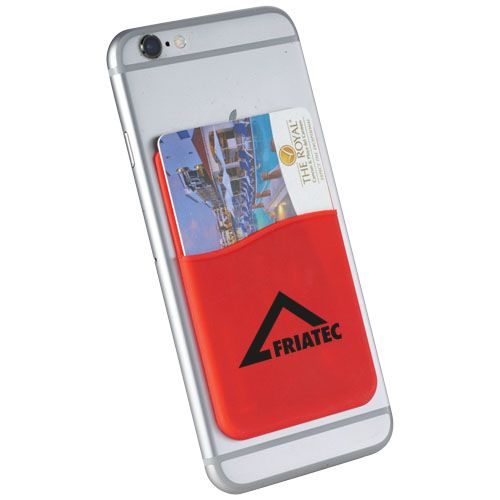Porta-cartões de silicone para telemóvel Slim