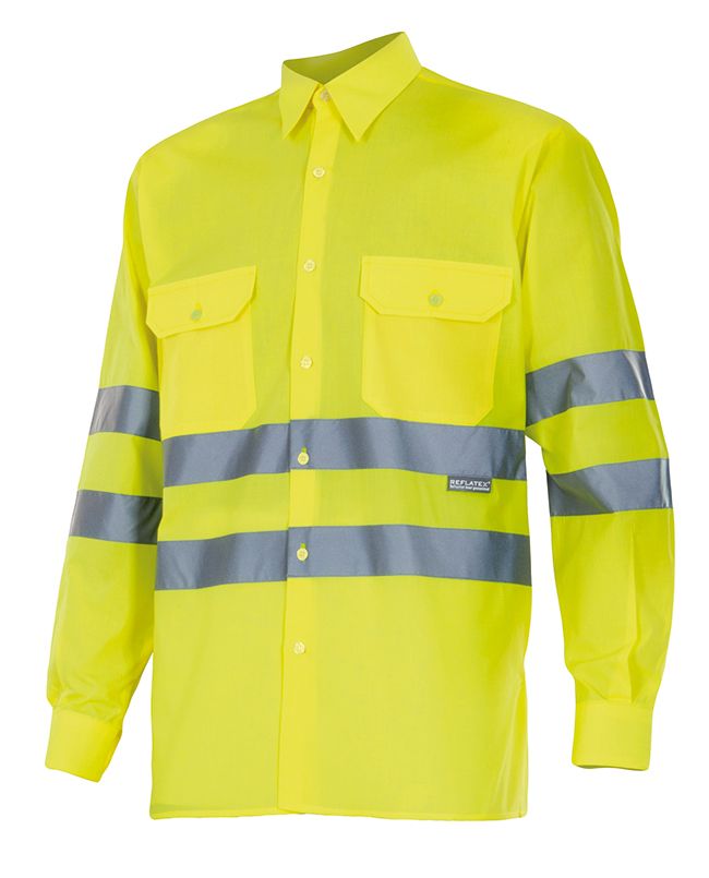 Camisas refletores velilla vel143 algodão impresso imagem 1