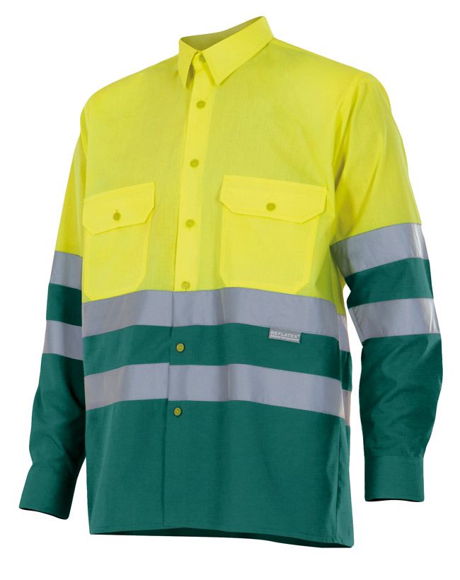 Camisas refletores velilla vel144 algodão impresso imagem 1