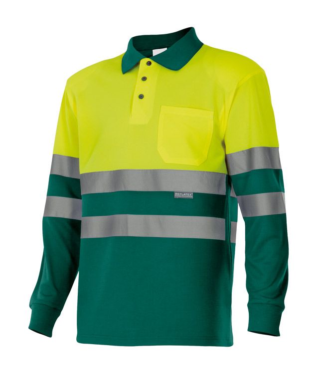 Polos refletores velilla vel175 poliéster impresso imagem 1