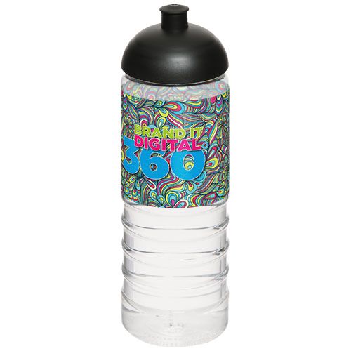 Garrafa desportiva de 750 ml com tampa em cúpula H2O Treble