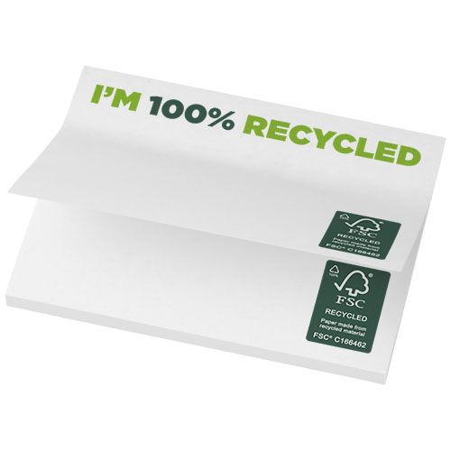 Notas adesivas recicladas 100 x 75 mm 