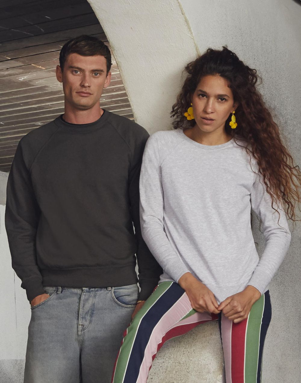 Sweatshirts básicas fruit of the loom frs22701 impresso imagem 1