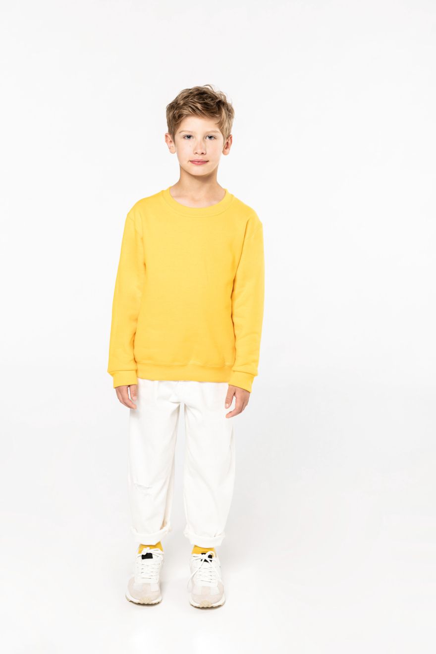 Sweatshirt de criança com decote redondo Manga com