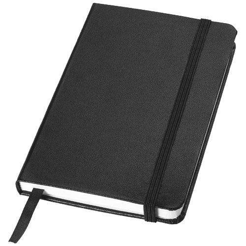 Libretas con banda elastica classic pocket de cartón con logo vista 1