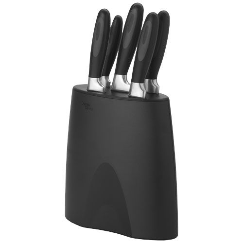 Cuchillos of 5 knives de metal con logo vista 1