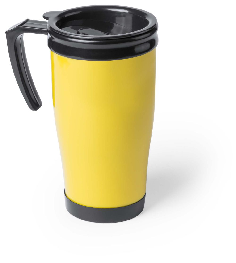 Taza termo colcer de plástico vista 1