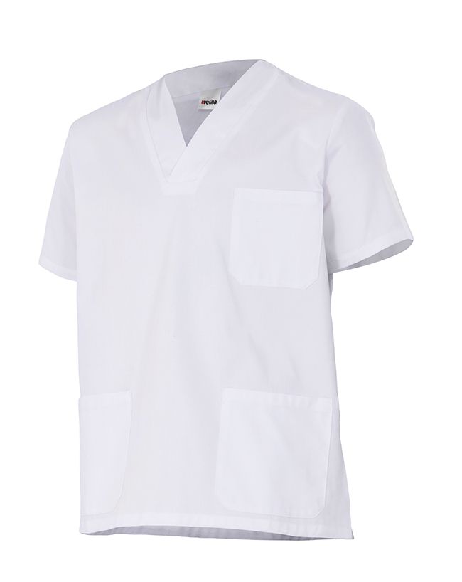 Túnicas de saúde médicas velilla vel587 algodão imagem 1