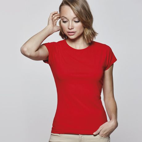 T shirts manga curta roly bali woman algodão para personalizar imagem 1