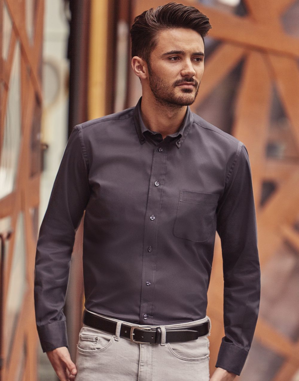 Camisas de manga comprida russell frs77600 imagem 6