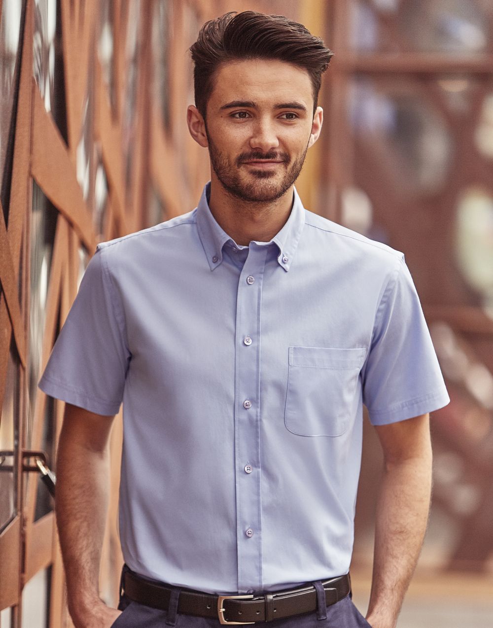Camisas de manga curta russell frs77700 para personalizar imagem 2