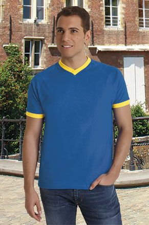 Camisetas manga corta valento premium twin de algodon vista 1