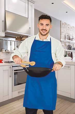 Delantales de hostelería valento chef de de poliéster vista 1