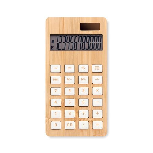 CALCUBIM Calculadora 12 dígitos bambu