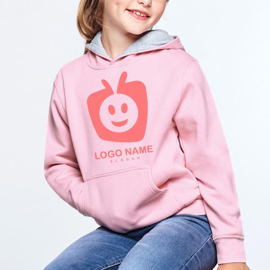 Sweatshirts capuz roly urban kids algodão com publicidade imagem 1