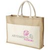 Saco Tote de juta com bolso Mumbay