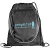 Saco de cordões com bolso com fecho Peek 5L