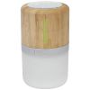 Coluna Bluetooth® em bambu com luz Aurea 
