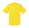 T shirts manga curta fruit of the loom frs15001 amarelo impresso imagem 1
