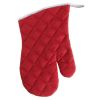 Paños y manoplas calcis de 100% algodón gris rojo con logo vista 1
