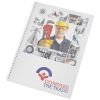 Caderno A4 espiral de arame com capa em PP Desk-Mate®