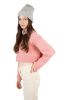 Gorro de senhora com pompom