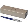 Bolígrafos de lujo jotter c de metal azul con logo vista 1
