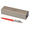 Bolígrafos de lujo jotter c de metal rojo coral con logo vista 1