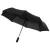 Paraguas clásicos automatic 3 sections 21,5 de poliéster negro intenso con publicidad vista 1