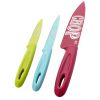 Cuchillos of funky knives de metal multicolor con publicidad vista 1