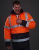 Paras e casacos refletores yoko frs41077 laranja fluorescente navy com logótipo imagem 1