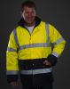 Paras e casacos refletores yoko frs41077 amarelo fluorescente navy com logótipo imagem 1
