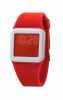Relojes pulsera terax de silicona rojo para personalizar vista 1
