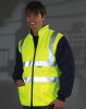 Casacos de trabalho yoko fluo quilted jacket with zip off sleeves com publicidade imagem 2