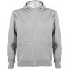 Sweatshirts capuz roly montblanc algodão cinza vigore com logótipo imagem 1