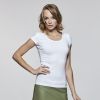 T shirts manga curta roly agnese woman algodão com publicidade imagem 2